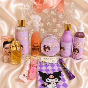 KIT CHICAS SUPER PODEROSAS ALGODÓN DE AZUCAR  + GLOSS LAVERO