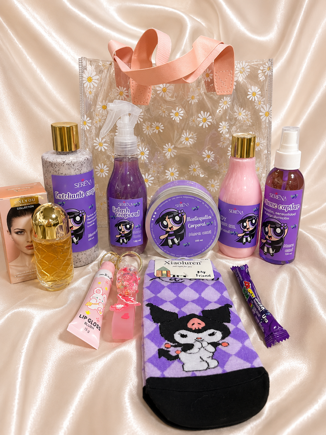 KIT CHICAS SUPER PODEROSAS MORITA + GLOSS LAVERO