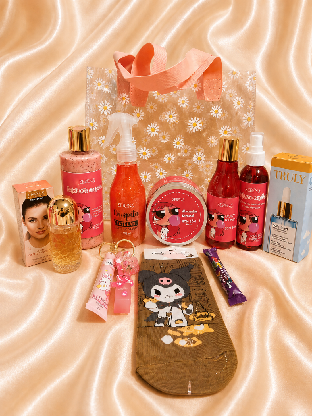 KIT CHICAS SUPER PODEROSAS BOM BOM + GLOSS LAVERO+TRULY
